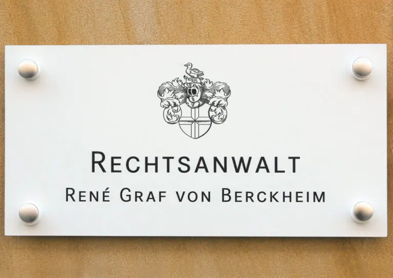 Firmenschild