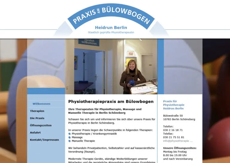 Agenturauftrag: www.physiotherapiepraxis-berlin.de